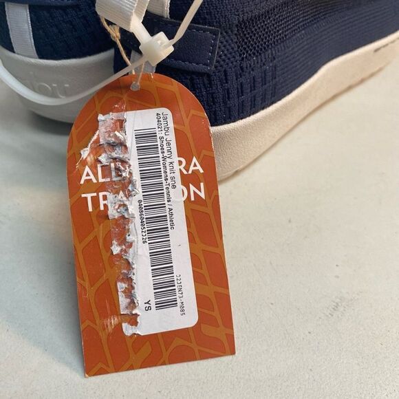 JAMBU Jenny Knit All Terra Traction Sneakers Size 8.5 Blue Relax Foam Insole New - Picture 2 of 11